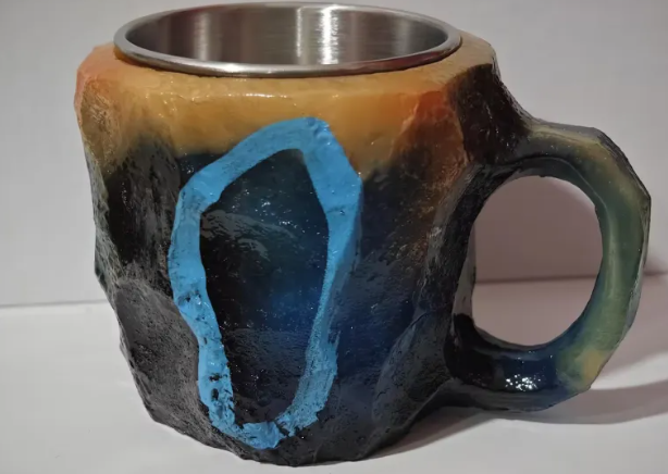 400ml Resin Mineral Crystal Coffee Mugs